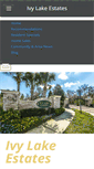 Mobile Screenshot of ivylakeresident.com